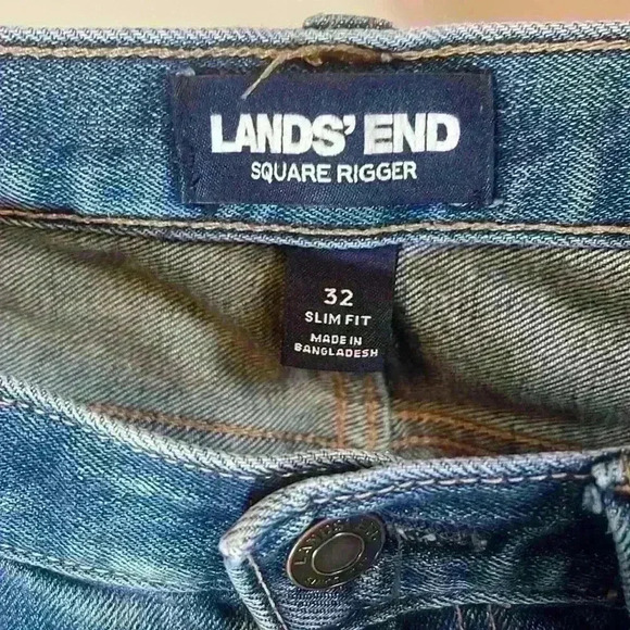Lands End Men’s Jeans-Square Rigger - Picture 4 of 4